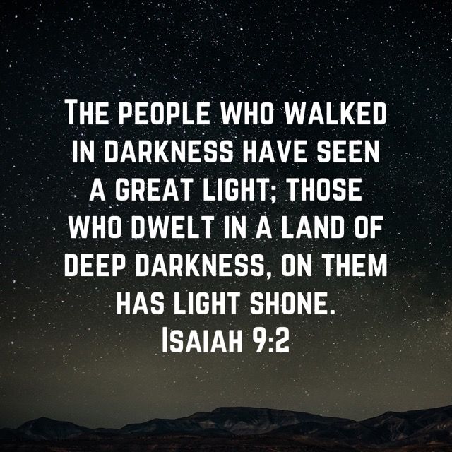 Isaiah 9:2 | Isaiah 9, Biblical verses, Isaiah